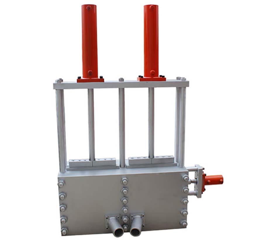 出料液压双模头